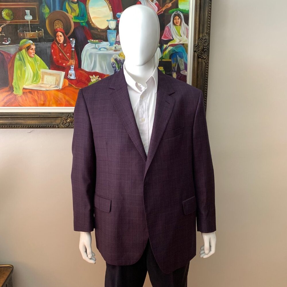 Coppley 50R Wool REDA 1865 Contemporary Classic 2-Button Single Breasted Blazer